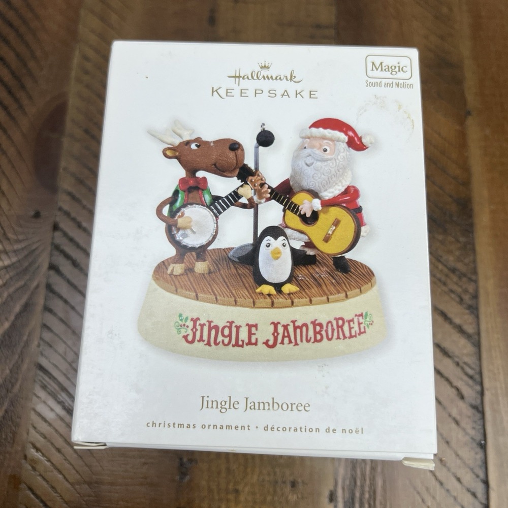 Hallmark Keepsake 2010 Jingle Jamboree Magic Sound Motion Christmas Ornament